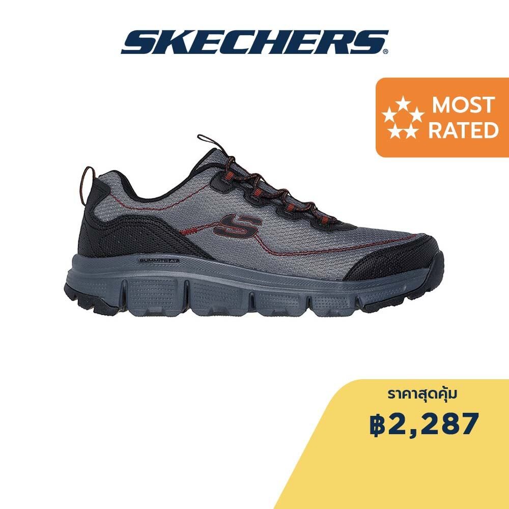 Skechers สเก็ตเชอร์ส รองเท้าเทรลผู้ชาย Men Outdoor Summits AT Triple Bridges Trail Shoes - 237704-CCBK Memory Foam