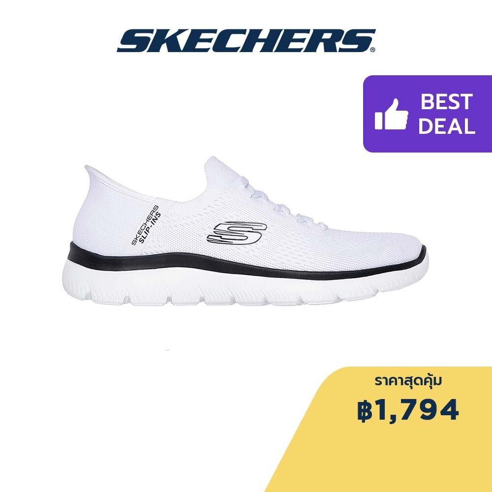Skechers สเก็ตเชอร์ส รองเท้าผู้ชาย Men Slip-ins Summits Shoes - 232439-WBK Air-Cooled Memory Foam
