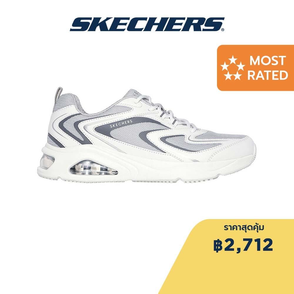 Skechers สเก็ตเชอร์ส รองเท้าผู้ชาย Men SKECHERS Street Tres-Air Uno Shoes - 183082-WGY Air-Cooled Memory Foam