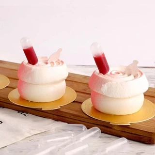 welmart หลอดบีบซอส (50/100/200ชิ้น) ขนาดบรรจุ 4 มิลลิลิตร Droppers Straw