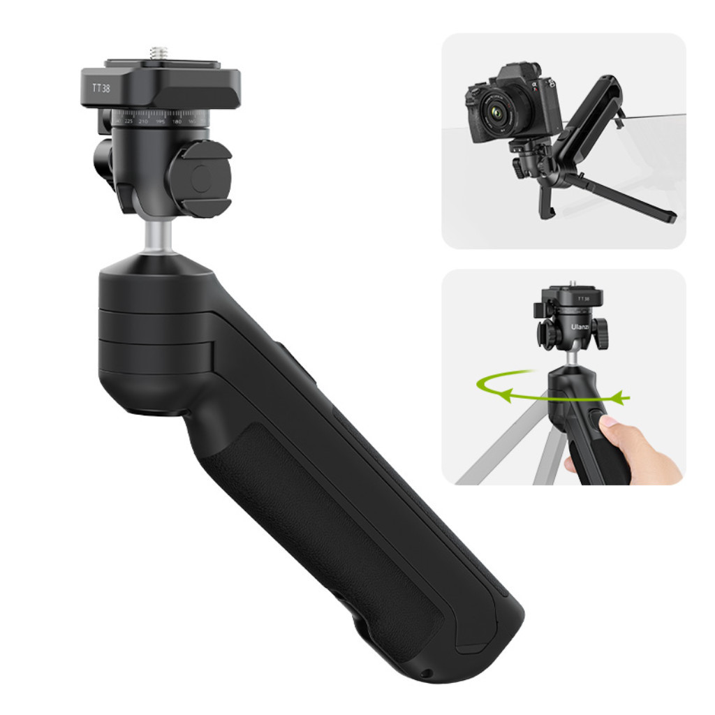 Ulanzi TT38 One-Click Opening Tripod ขาตั้งกล้อง ไม้เซลฟี่ ใช้ง่ายในคลิกเดียว พร้อมเพลทปลดเร็ว Uka