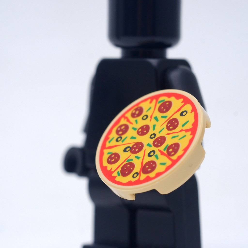 LEGO Pepperoni Pizza Tile แผ่น