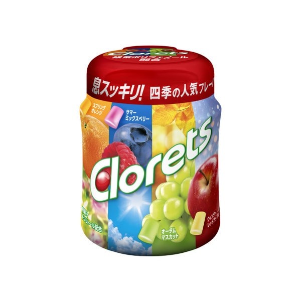 Mondelez Chloretz XP Seasonal Assortment Bottle R140g Refreshing breath!Refreshing breath! Refreshin