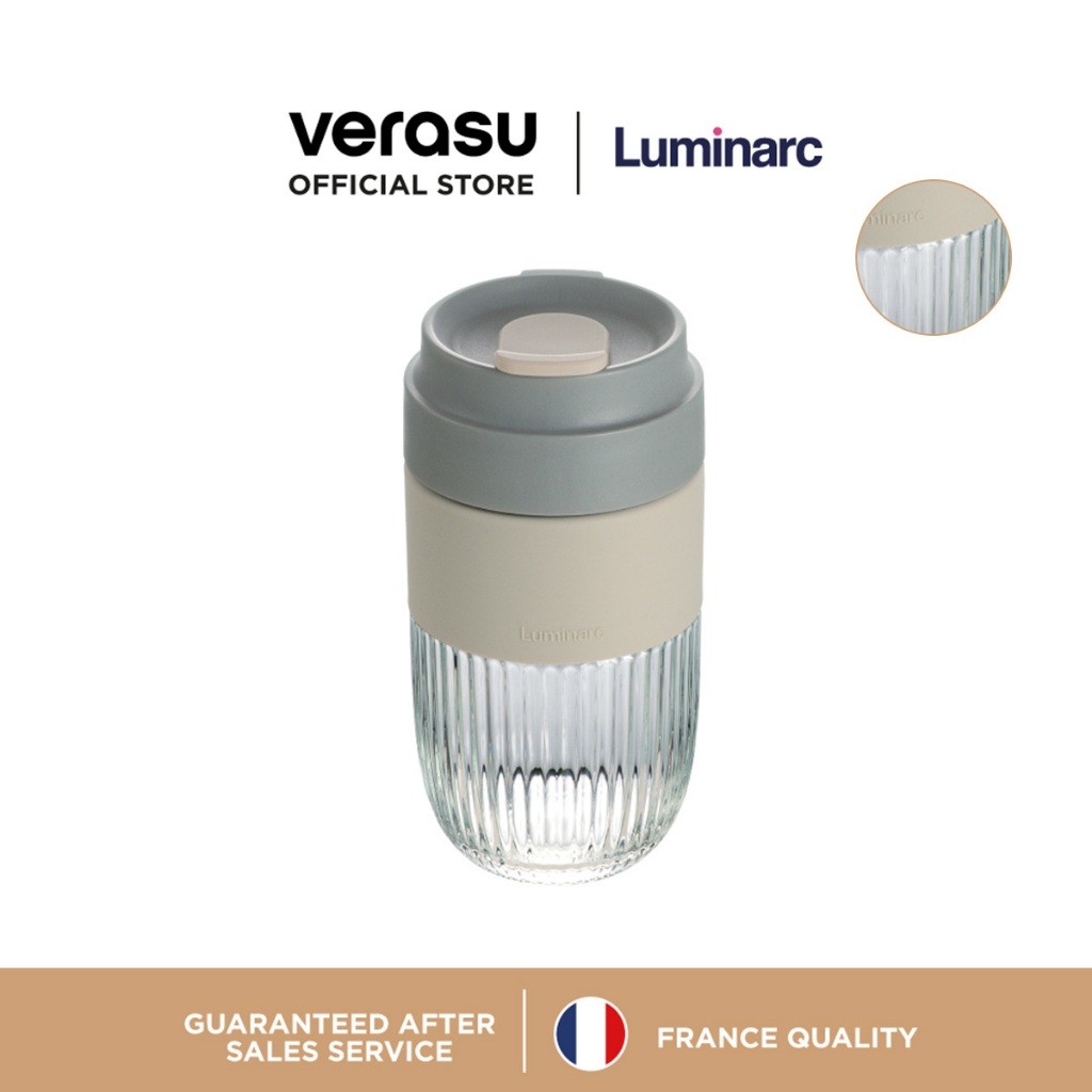 LUMINARC แก้วกาแฟ Ease To Go สีเทา 500 มล รุ่น ARC-V5076