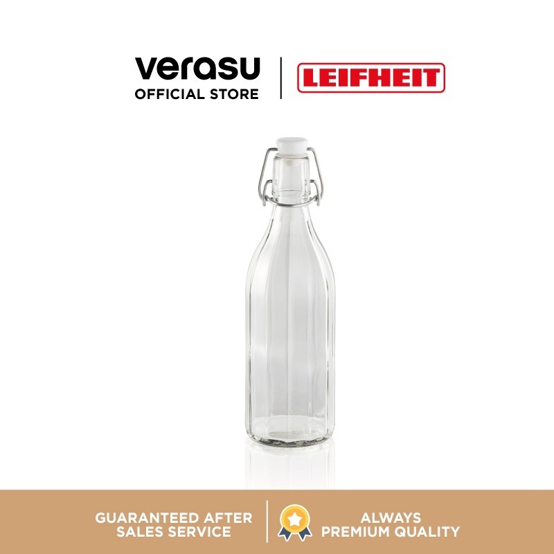 LEIFHEIT ขวดแก้วใสพร้อมจุกปิด 500 มล. รุ่น LFH-03180