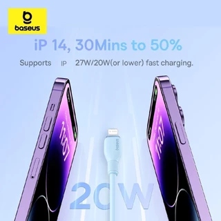 Baseus สายชาร์จเร็ว รุ่น Pudding Series Fast Charging Cable 1.2m / 2m , 2.4A l 20W l 100W (USB to Type C ไม่รองรับ IOS)