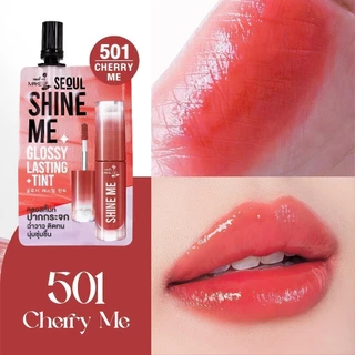 [กล่อง] Nami Make Up Pro Seoul Shine Me Glossy Lasting Tint ลิปชายน์มี นามิ ลิปกลอสทิ้นท์ ฉ่ำวาว ติดทน