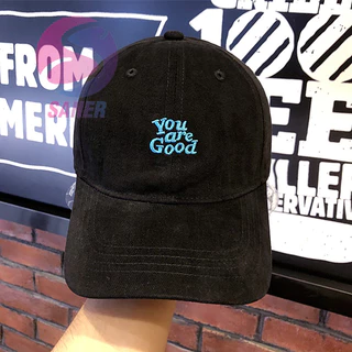 SANER หมวกแก็ป ปัก You are good หมวกเบสบอล หมวกแฟชั่น