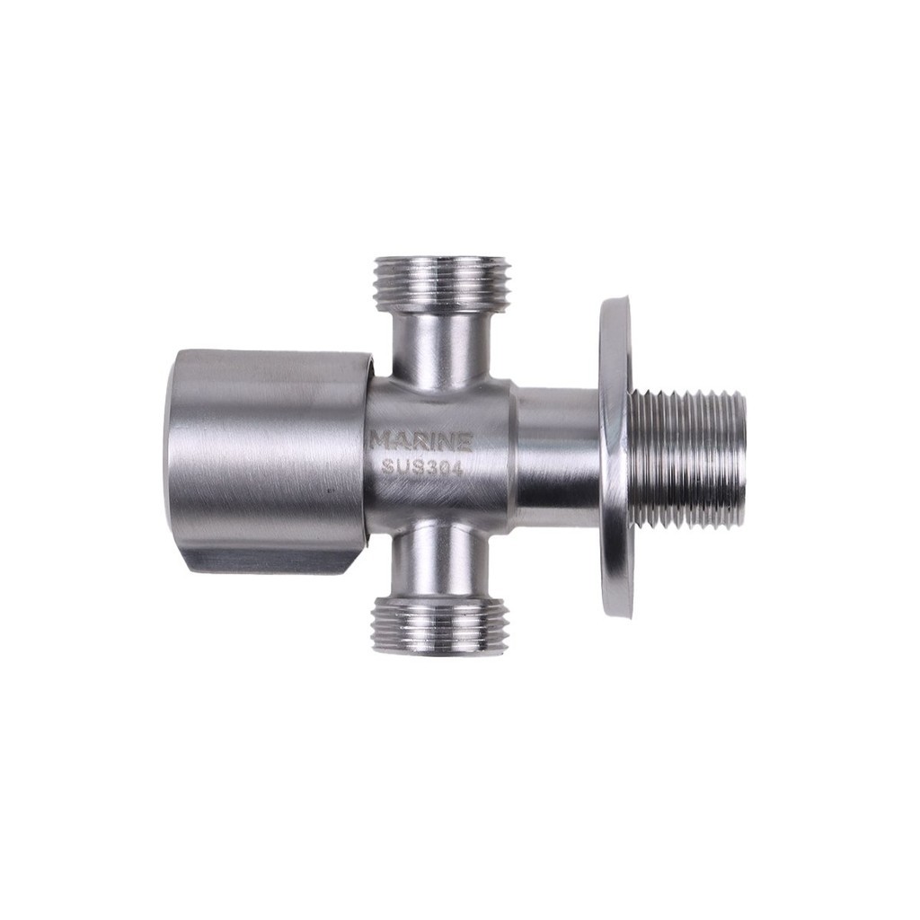 MARINE สต๊อปวาล์ว แบบหมุน สแตนเลส 304 3 ทาง รุ่น M7573 |ZWF| - รูปที่ 3
