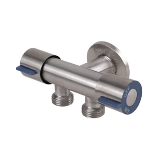 MARINE สต๊อปวาล์ว 2 ทางน้ำออก สแตนเลส 304 รุ่น BLUE TWIST |ZWF|