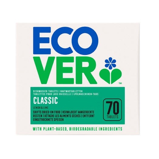 Ecover Classic Dishwasher Tablets 70Tabs น้ำยาล้างจานแบบก้อน