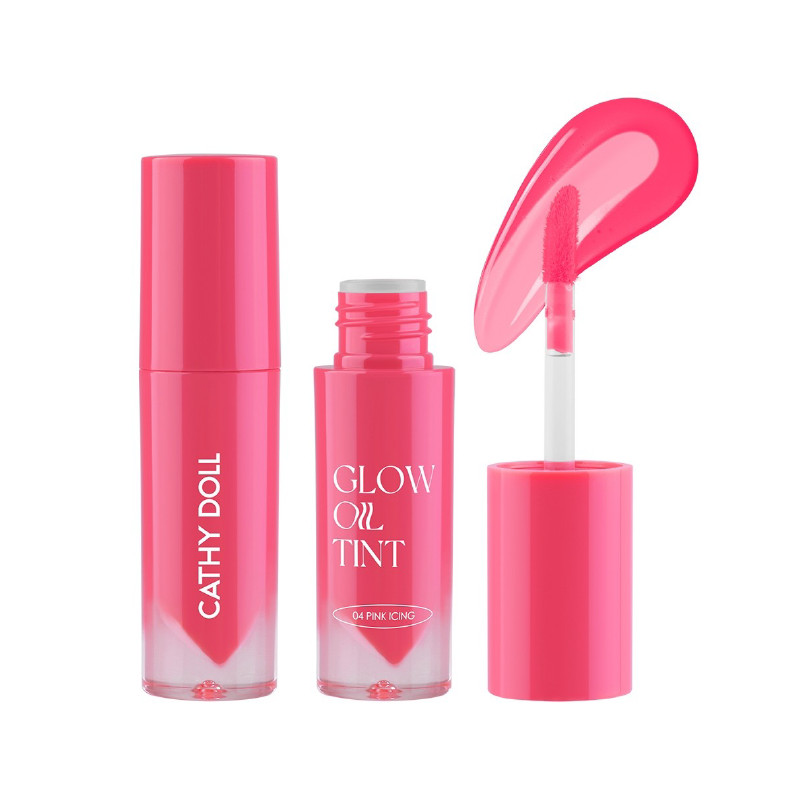 Cathy Doll Glow Oil Tint เคที่ดอลล์ ติ้นทาปาก โกลว์ออยล์ทินท์ เหมาะกับทุกเฉดสีผิว 2.4g