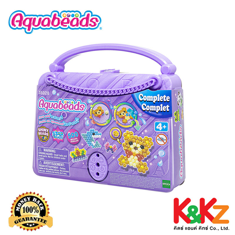 Aquabeads ลูกปัดสเปรย์น้ำ ชุดกระเป๋าพกพาของนักออกแบบ / Aquabeads Decorator's Carry Case (ES Sries) (ชุดพร้อมเล่น)