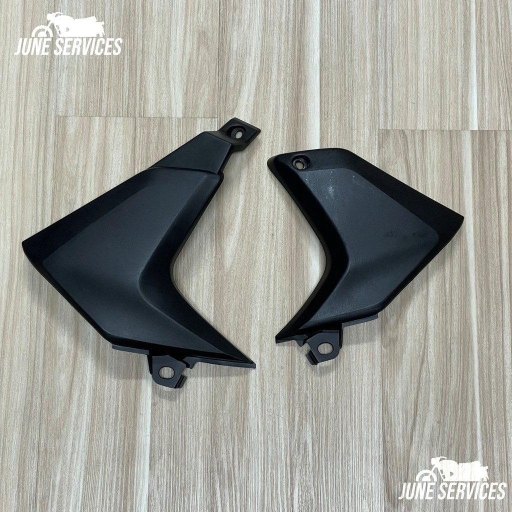 Wave 125i LED 2018-2021 ฝาปิดตะเกียบหลัง 1 คู่ สีดำด้าน