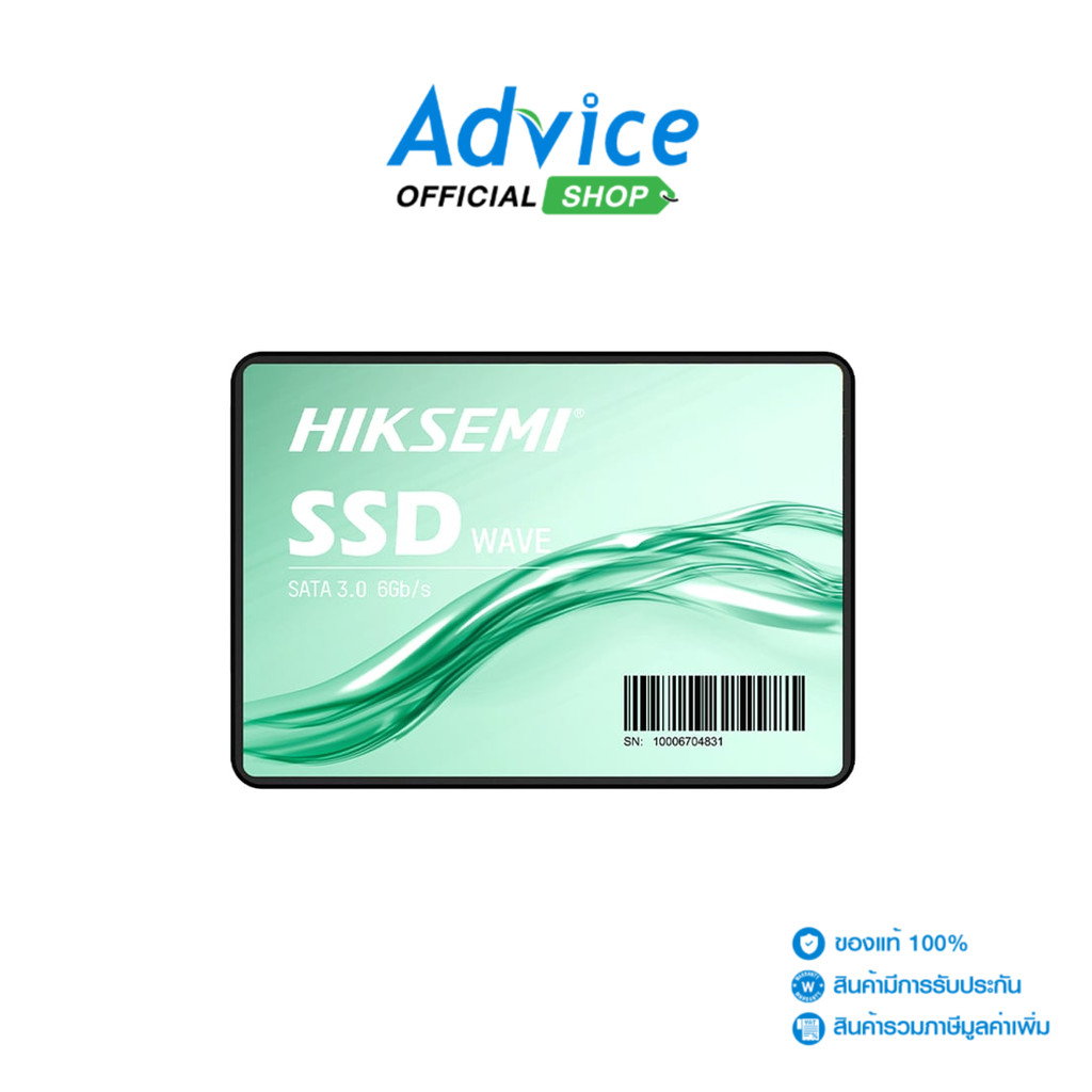 HIKSEMI 512 GB SSD SATA WAVE (HS-SSD-WAVE(S) 512G) - A0150456