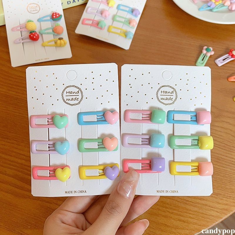 candypop น่ารักการ์ตูน Hairpin Mini Hairpin Creative เด็กอุปกรณ์เสริมผม