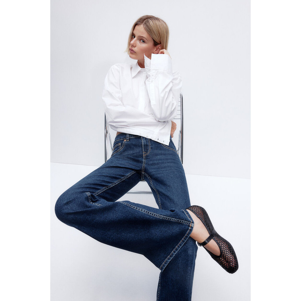 H&M(เอชแอนด์เอ็ม) กางเกงยีนส์ขาบานต่ำ ผู้หญิง 1239854_3