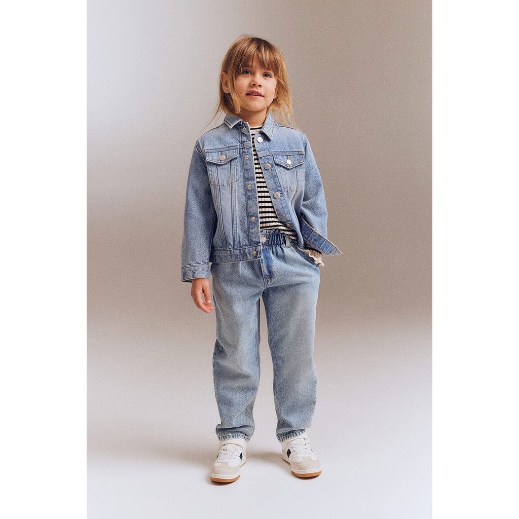 H&M Relaxed paper bag jeans 1233423_1