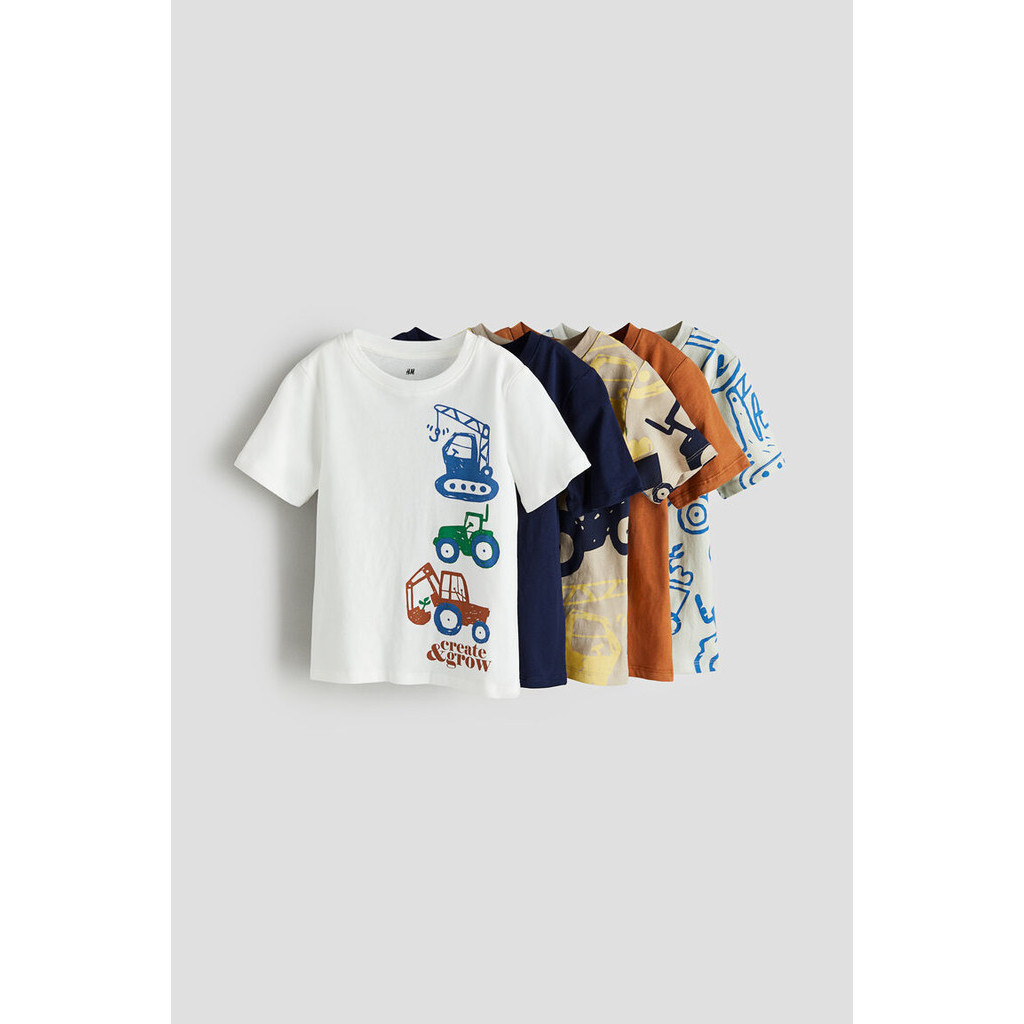 H&M Boy 5-pack jersey T-shirts 1134868_5