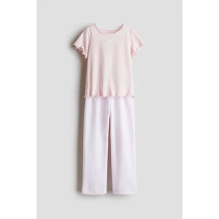 H&M(เอชแอนด์เอ็ม) ชุดนอน Jersey เด็กผู้หญิง 1265720_1