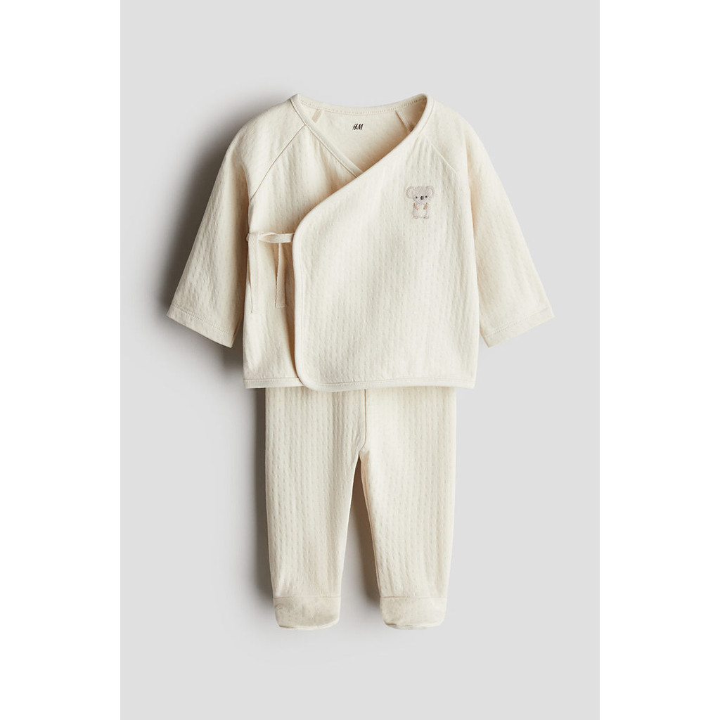 H&M เด็กอ่อน 2-piece cotton jersey set 1267402_1