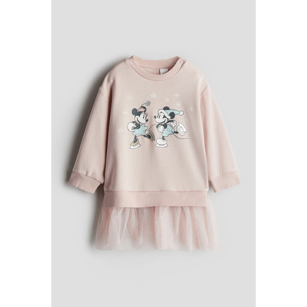 H&M Tulle-skirt sweatshirt dress Infants Tulle-skirt sweatshirt dress 1260806_1
