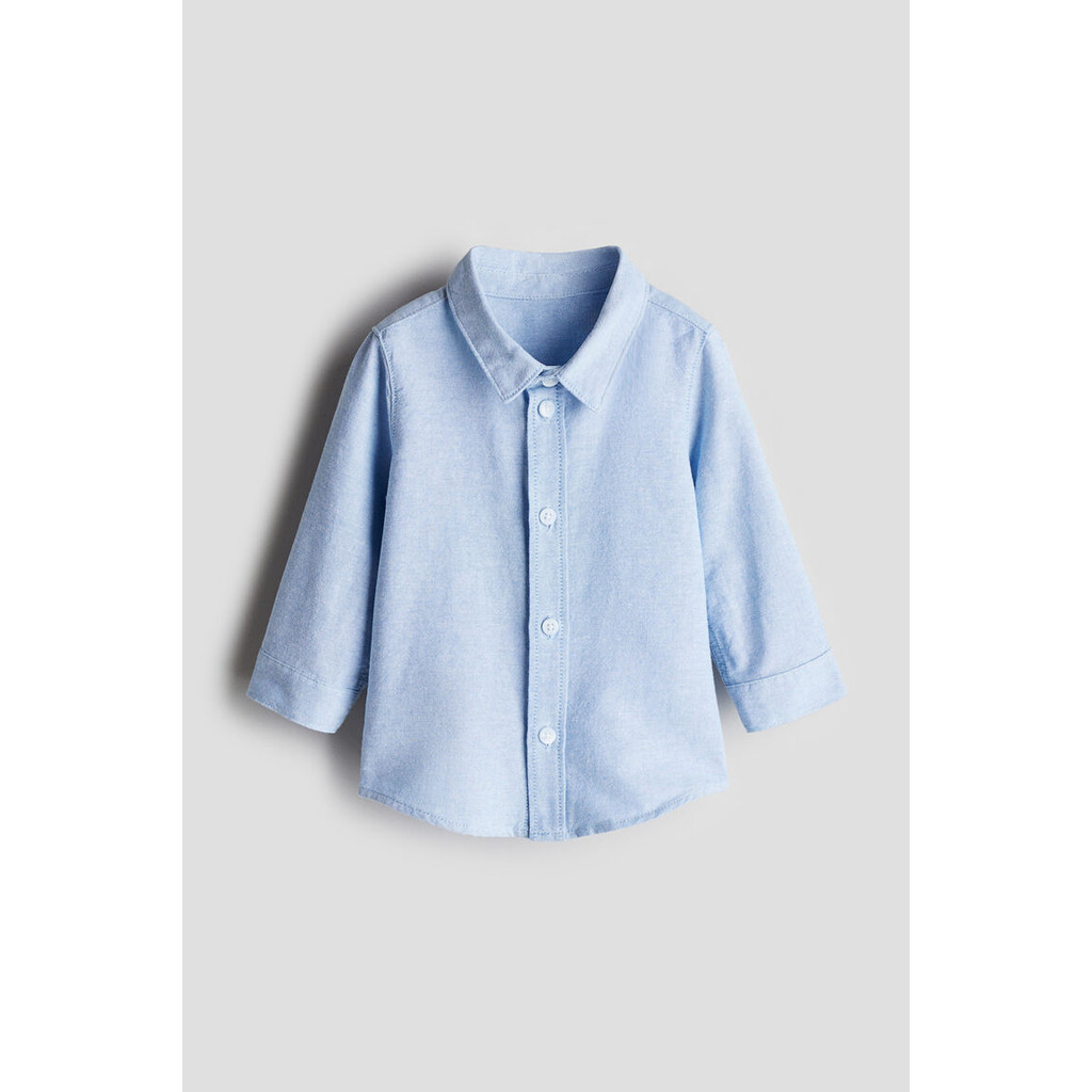 H&M เสื้อเชิ้ตผ้าคอตตอน Boy Cotton shirt 0813557_1