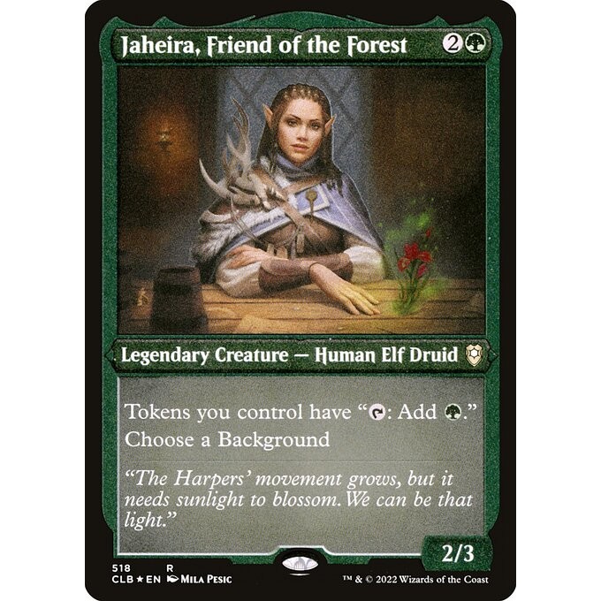 [Commander Legends: Battle for Baldur's Gate] - [CLB] - (R) -[Jaheira, Friend of the Forest] -  [202