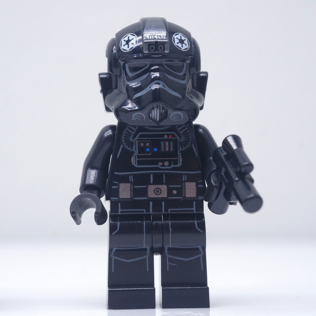 ( Ploybrick Minifigure ของแท้ ) Star Wars TIE Fighter Pilot (75211)