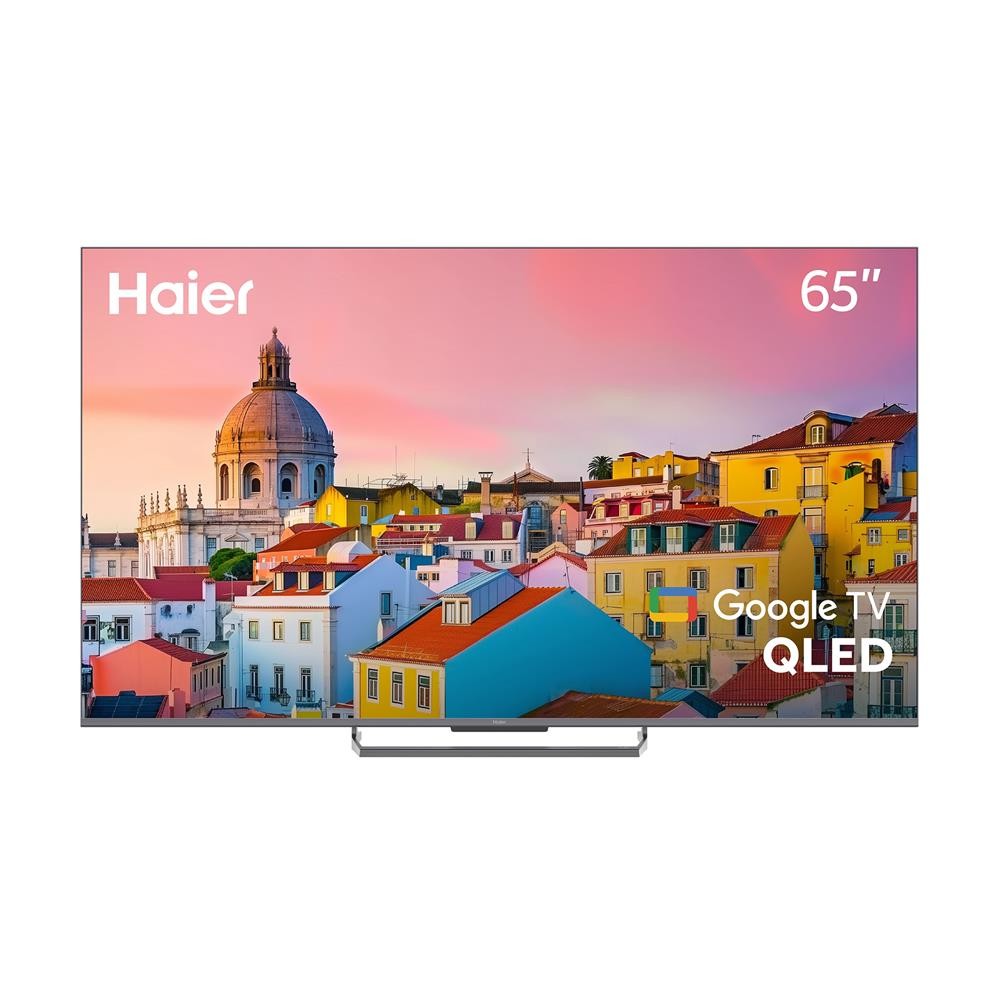[จัดส่งพร้อมเชื่อมต่อสัญญาณ]  HomePro คิวแอลอีดีทีวี 65 นิ้ว  (4K, GOOGLE TV) H65S90EUX แบรนด์ HAIER
