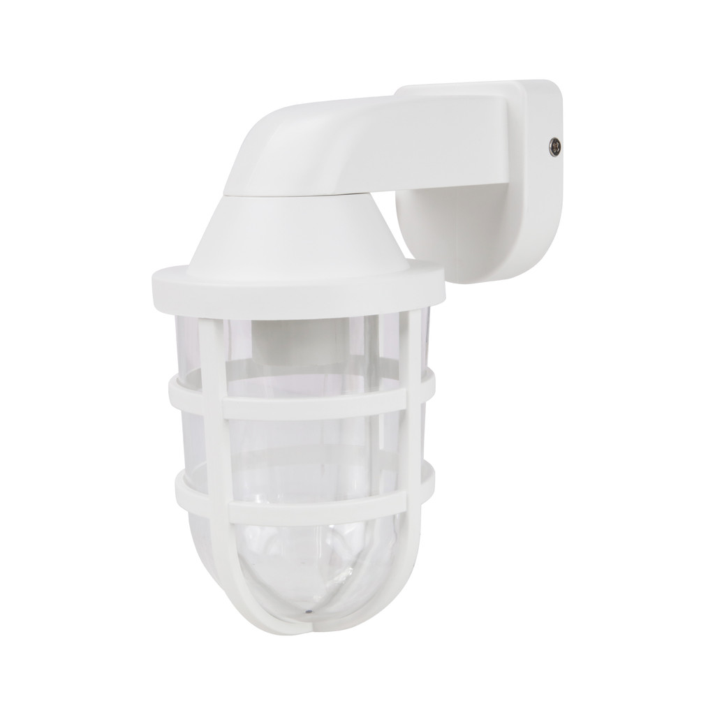 LUZINO โคมไฟผนังภายนอก E27x1 รุ่น GD-PW019-E27-WH สีขาว - ใส