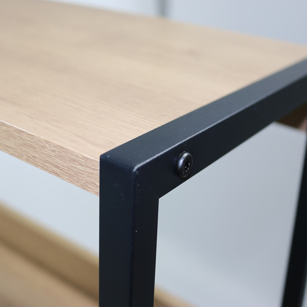 KASSA ชั้นวางของอเนกประสงค์ 3 ชั้น รุ่น BQ092-1476 ขนาด 76.2 x 30 x 81 ซม. สีธรรมชาติ - รูปที่ 3