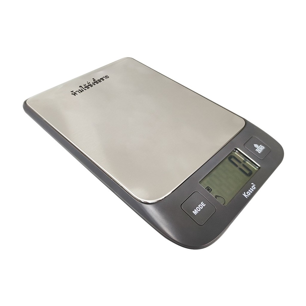 KASSA เครื่องชั่งดิจิทัล รุ่น EK9270-59 ขนาด 5 กก. / 1 กรัม สีเทาเข้ม