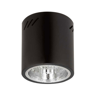 โคมดาวน์ไลท์ติดลอยกลม 6 นิ้ว E27x1 LUZINO รุ่น MZY601-BK สีด…