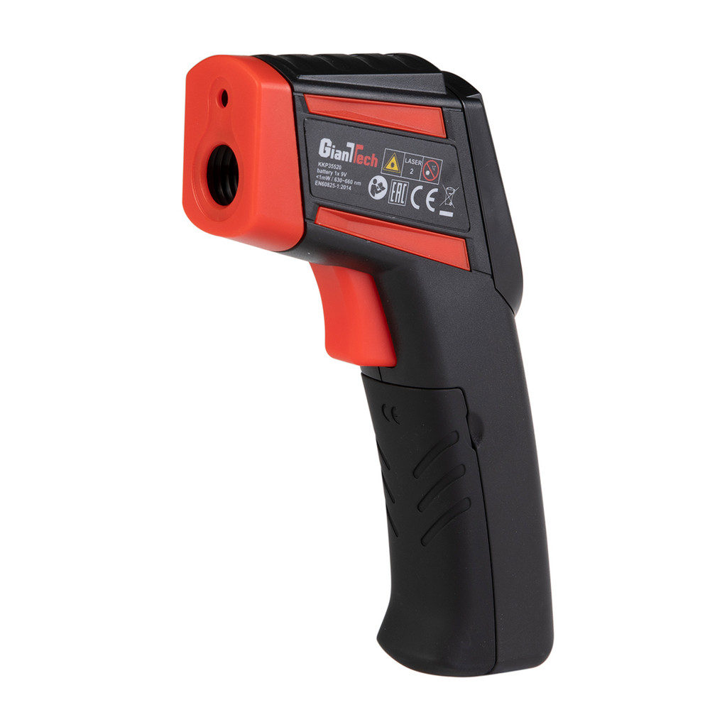 เครื่องวัดอุณหภูมิอินฟราเรดอัตโนมัติ GIANTTECH รุ่น KKP35520 สีดำ - แดง