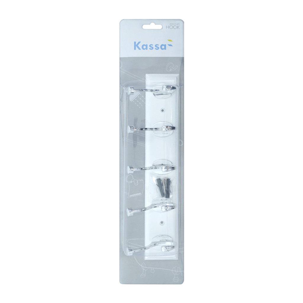 KASSA ขอแขวนผ้า 5 ขอ รุ่น KS-N015 โครเมียม