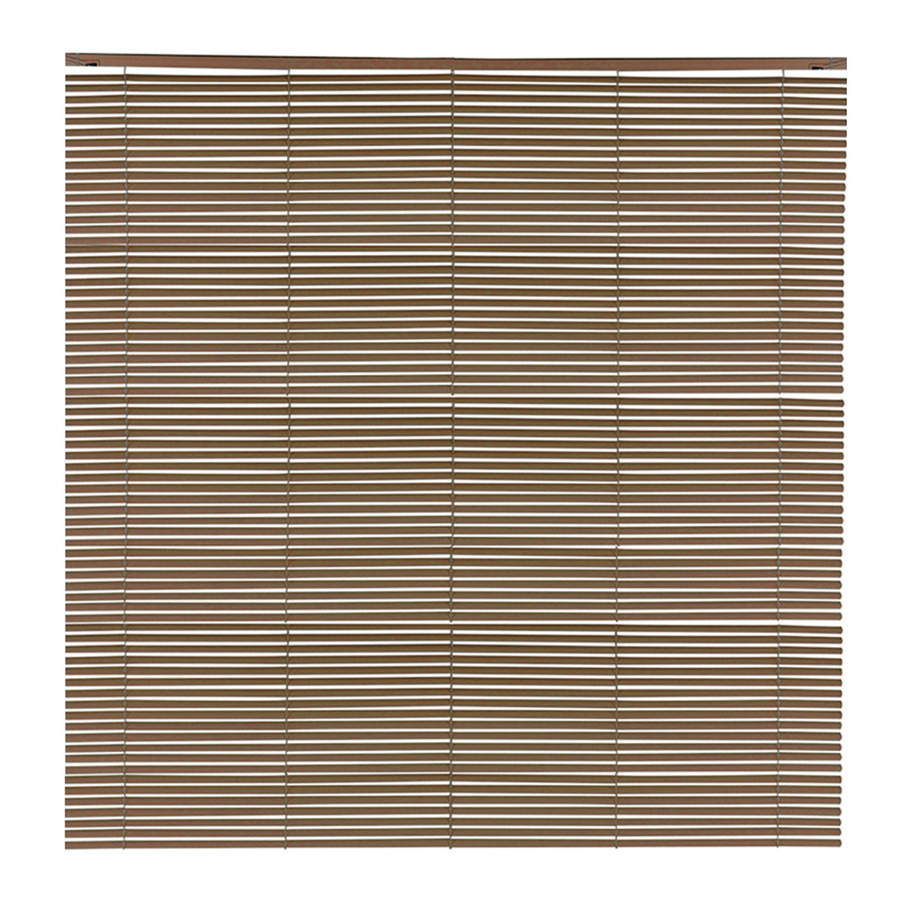 KASSA HOME มู่ลี่ PVC 1 นิ้ว รุ่น RF-M-001 ขนาด 155 x 160 ซม. สีไม้