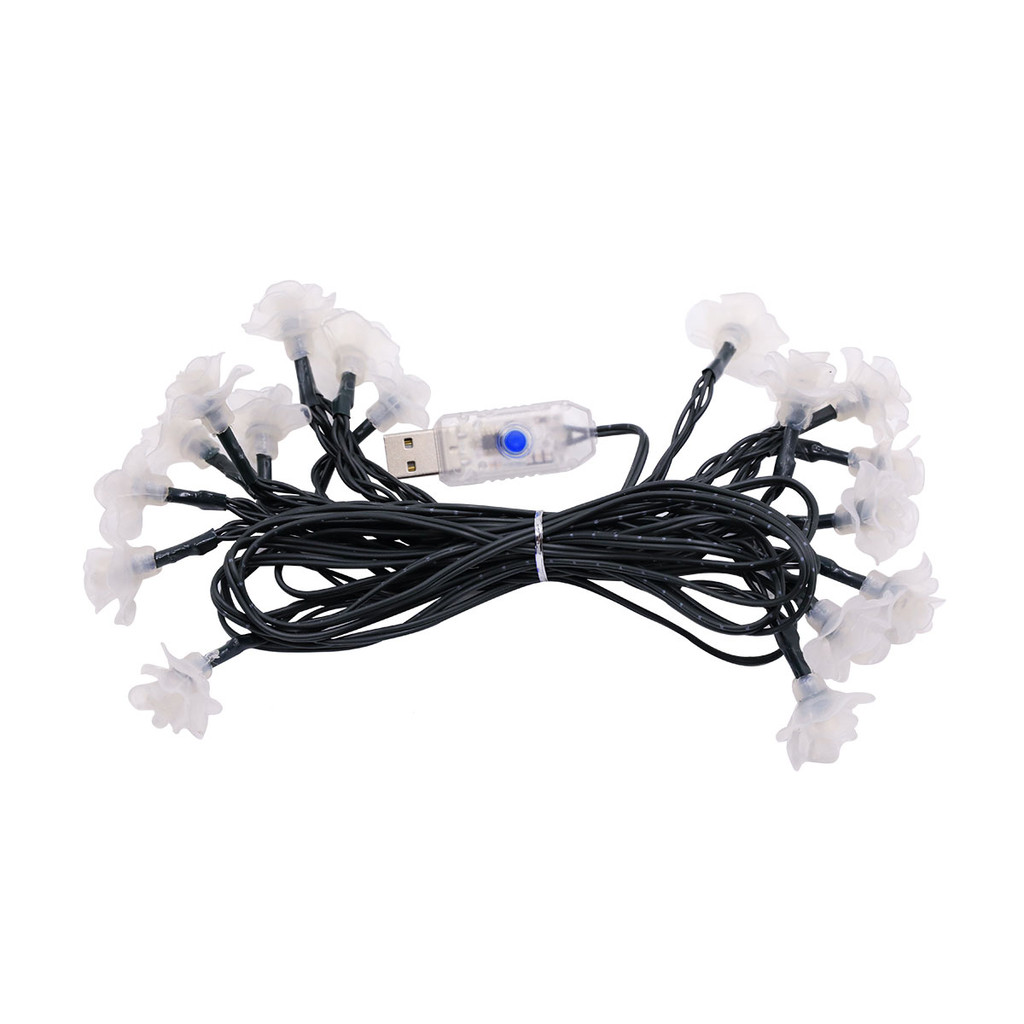 LUZINO ไฟประดับตกแต่ง USB LED 20 ดวง รุ่น SL2404-5m ขนาด 5 เมตร Warm White