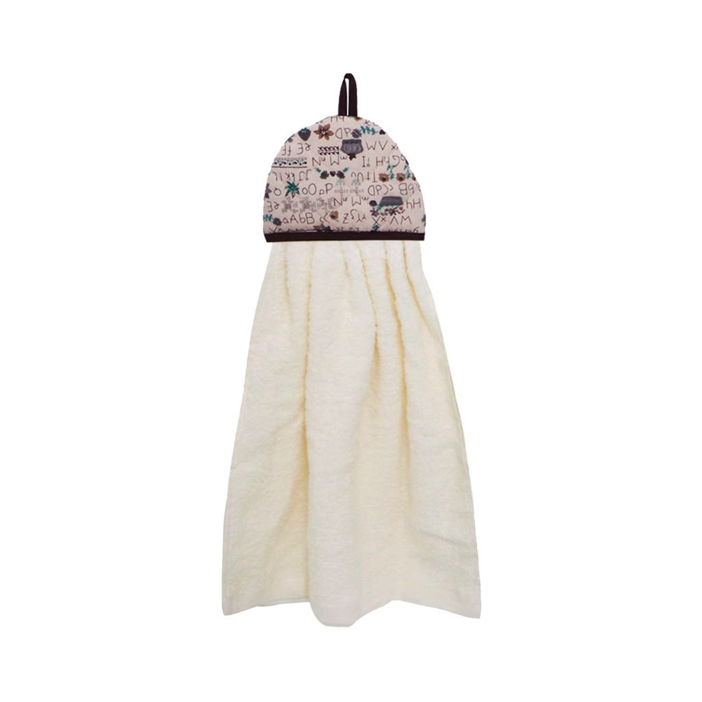 KASSA HOME ผ้าเช็ดมือแบบหนา รุ่น Lovely Brown ขนาด 13 x 42 ซม. สีน้ำตาล