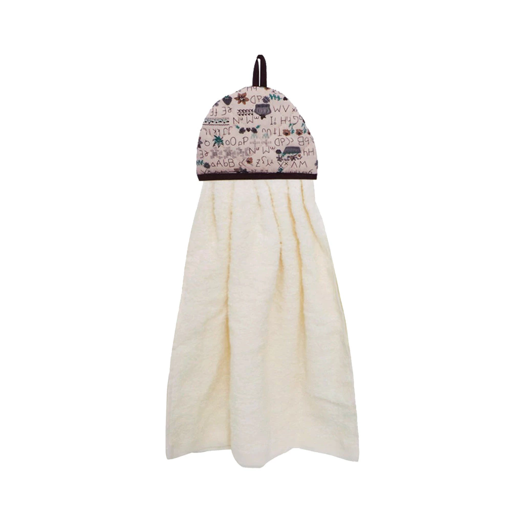 KASSA HOME ผ้าเช็ดมือแบบหนา รุ่น Lovely Brown ขนาด 13 x 42 ซม. สีน้ำตาล