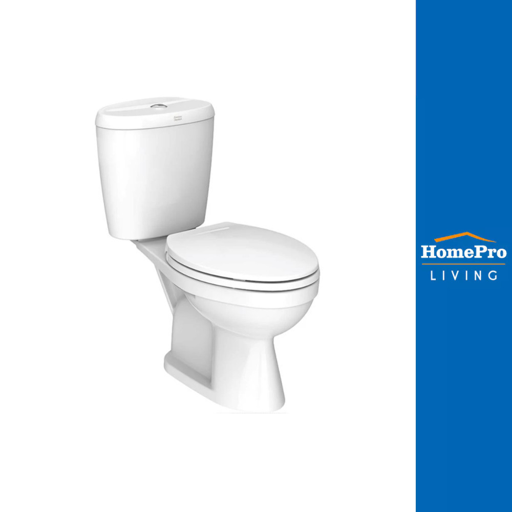 [สินค้าไม่รวมติดตั้ง] AMERICAN STANDARD สุขภัณฑ์ 2 ชิ้น TF-2696SCW-WT-0 4.5 ลิตร สีขาว