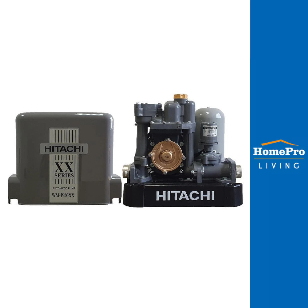 [ จัดส่งพร้อมติดตั้ง] [ติดตั้งฟรี ไม่รวมเดินระบบน้ำ/ระบบไฟ] HITACHI ปั๊มอัตโนมัติ WM-P300XX 300 วัตต์