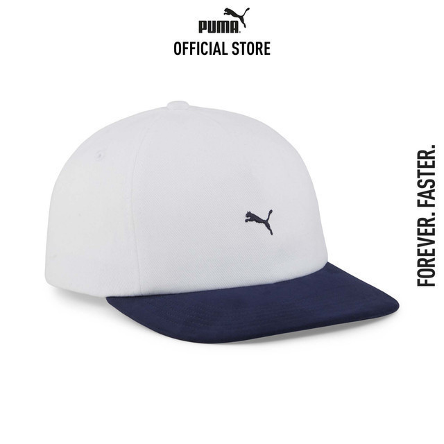 PUMA PRIME/SELECT - หมวกแก๊ปปีกแบน MMQ สีขาว 02518602