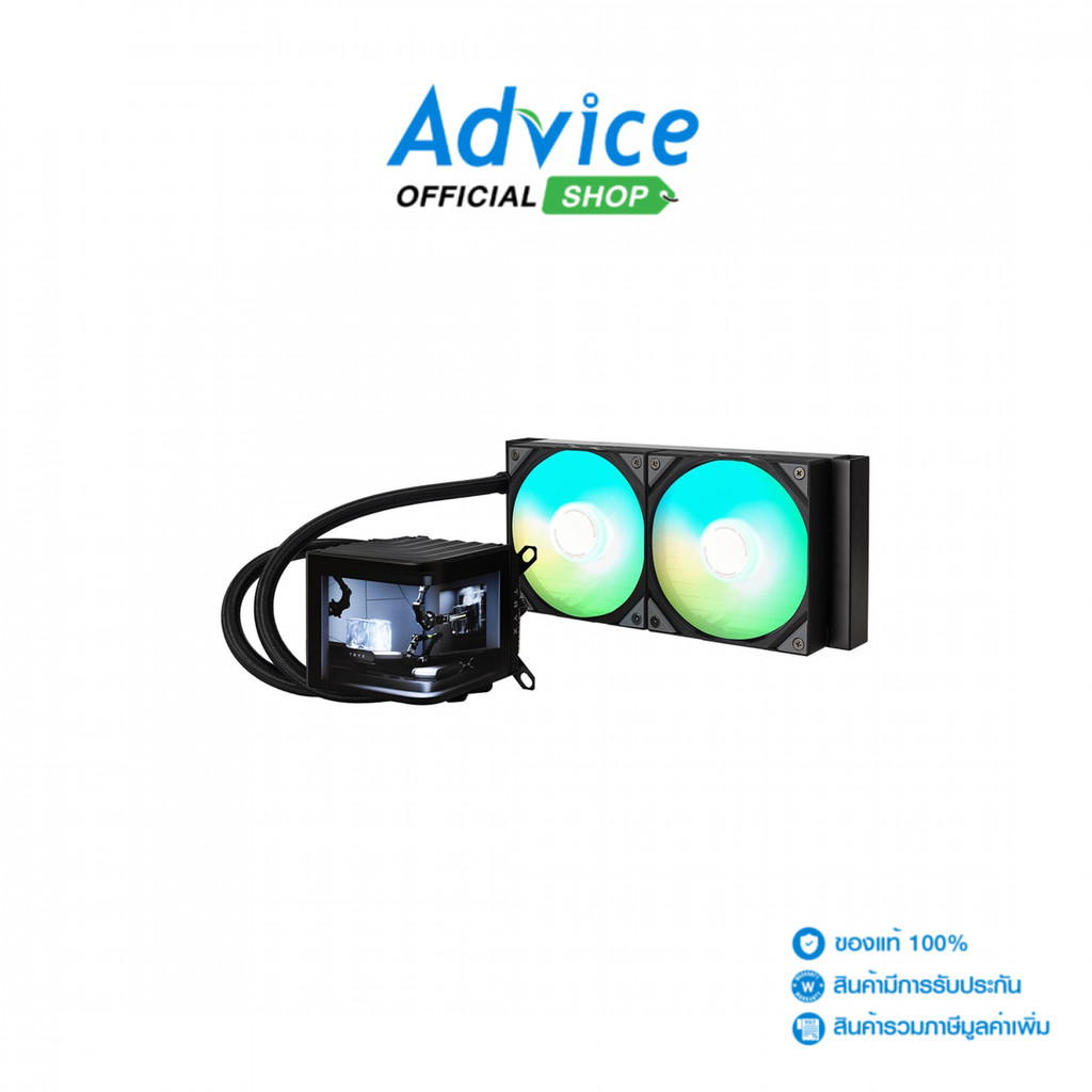 TRYX  LIQUID COOLING PANORAMA 240mm AIO ARGB Black - A0165792