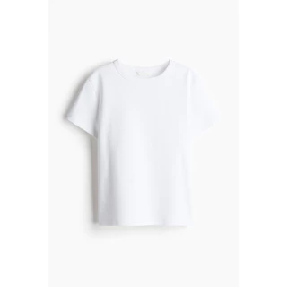 H&M(เอชแอนด์เอ็ม) เสื้อยืดคอตตอน ผู้หญิง 1264833_1