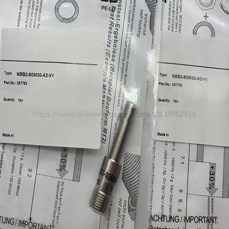 <0>NBB2-8GM30-E0-V1/E2 NBB2-8GM30-A0-V1/A2  P+F เซ็นเซอร์วัดระยะใกล้ใหม่ คุณภาพสูง