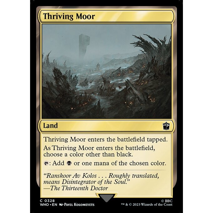 [Doctor Who] - [WHO] - (C) -[Thriving Moor] -  [2023]