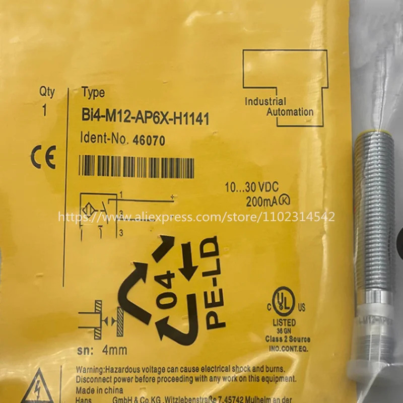 <0>3 ชิ้น สวิตช์ความใกล้เคียง BI4-M12-AP6X-H1141 BI4-M12-AN6X-H1141 BI4-M12-RP6X-H1141