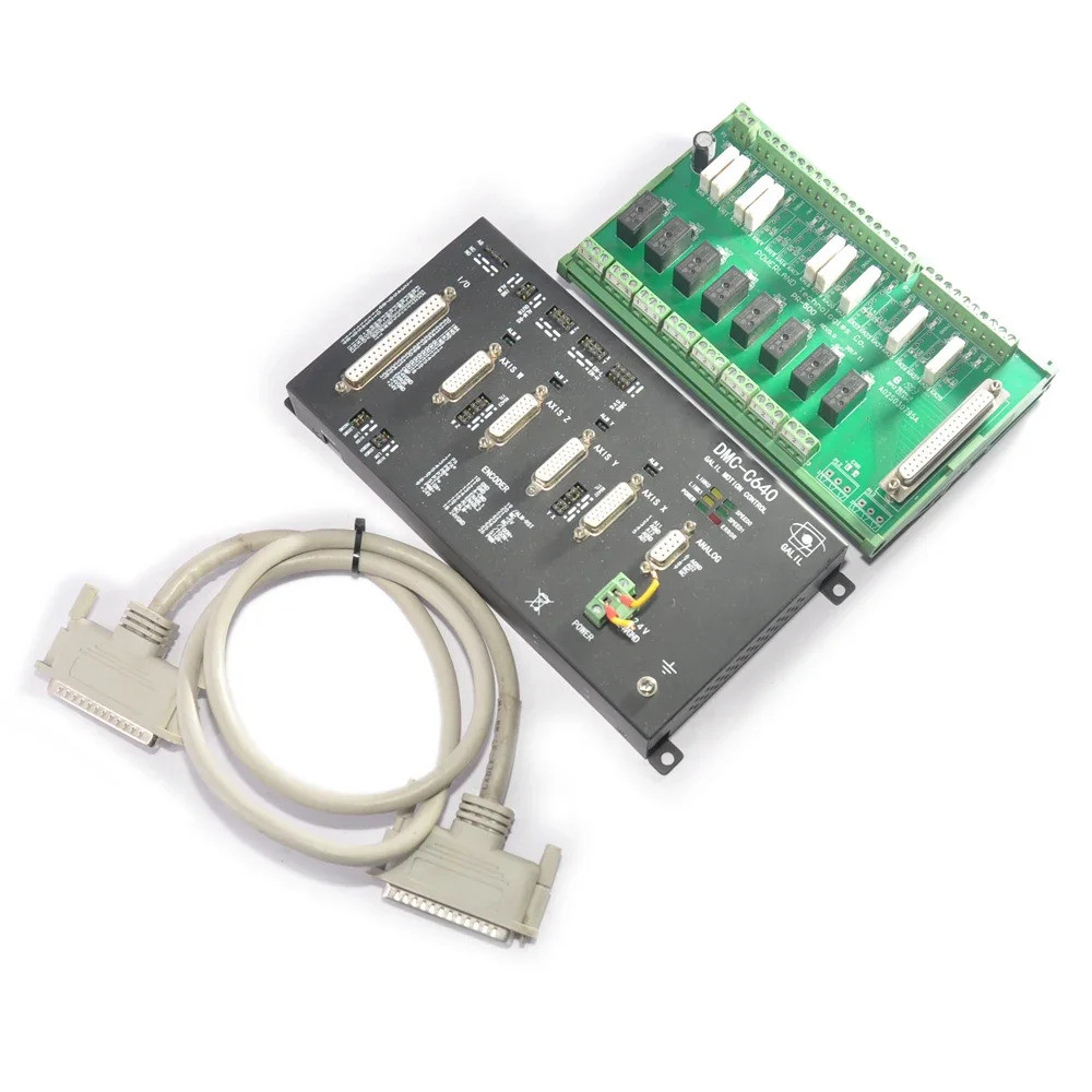 <0>Galil DMC-C640 คอนโทรลเลอร์การเคลื่อนที่สี่แกนแบบอิสระ PR-500 สายเชื่อมต่อโมดูล IO ที่ใช้