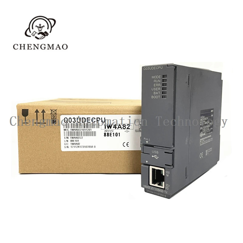 หน่วย CPU PLC Techmation ซีรีส์ Q ของ Melsec ใหม่จากญี่ปุ่น Q03UDECPU Q13UDVCPU Q06UDVCPU Q26UDVCPU 